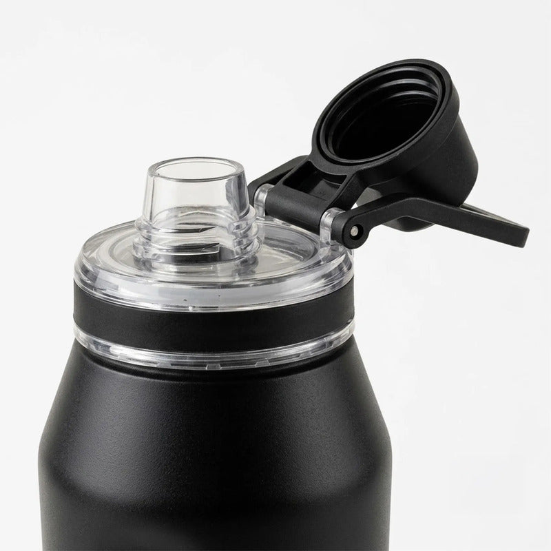 Termo De Acero Inoxidable Insulado 1 Litro Marca Nuvó® Negro