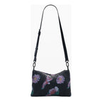 Bolso Mediano Con Textura Para Mujer 26saxpal/2000 Desigual® Negro Floreado Níquel Rojo