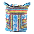 Mochila Artesanal Tejida Tipo Morral Con Bolsillo Frontal 10kg