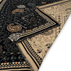Chalina Chal Elegante Suave Para Mujer 130x130cm Multiusos Marino Figuras Unitalla