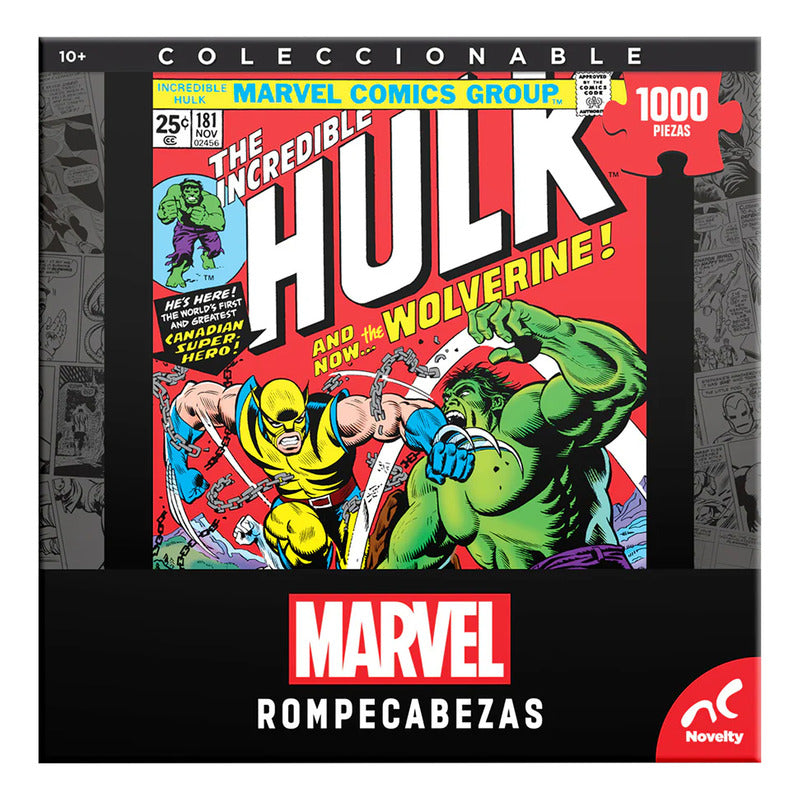 Rompecabezas Coleccionable Hulk 1000pz Jca-4556 Novelty®