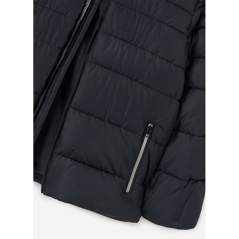 Chamarra Reflectante Para Niño Mod.7458 Marca Mayoral® Negro 8 Lisa