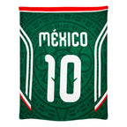 Frazada Ligera Super Suave Matrimonial Futbol Providencia® Equipo 500 G Selección Mexicana