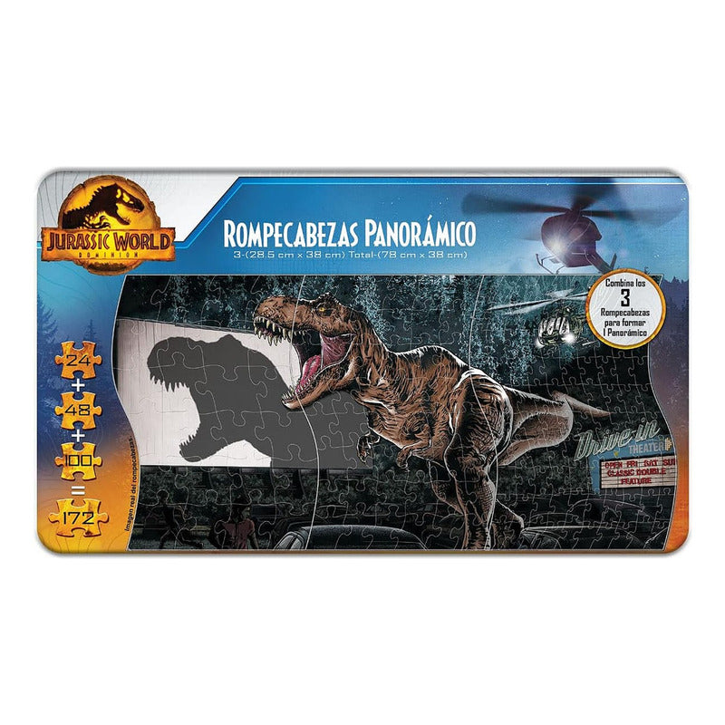 Rompecabezas Panorámico Jurassic World Jca-3437 Novelty®