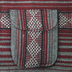 Mochila Artesanal Tejida Tipo Morral Con Bolsillo Frontal 10kg