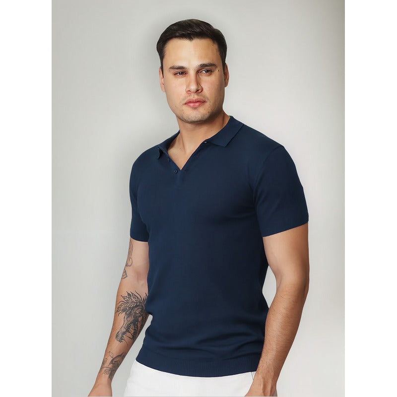 Playera Polo Casual Para Hombre Mod. A41452 Marca Bobois®