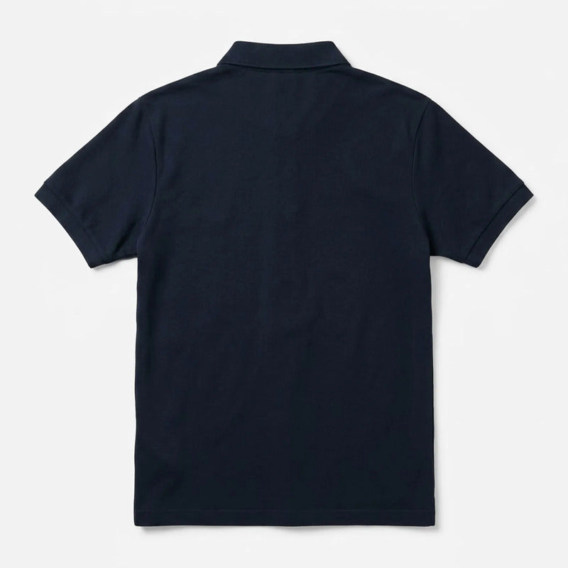 Playera Polo Para Hombre Mod.play01 Marca Truval® Azul Oscuro G Lisa