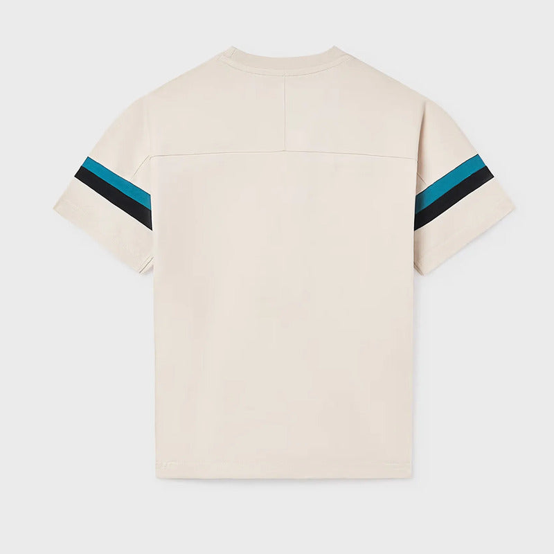Playera Infantil Y Juvenil 6032 Marca Nukutavake Mayoral® Crema 16 Años Lisa