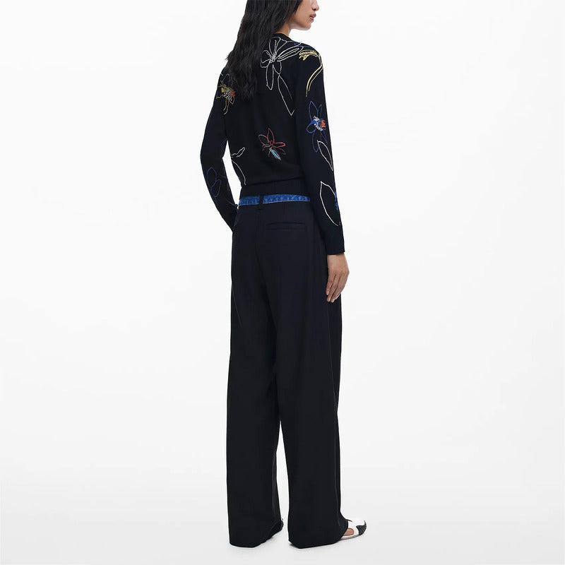 Suéter Casual Para Mujer Estampado Original Marca Desigual® Multicolor 25wwjf33