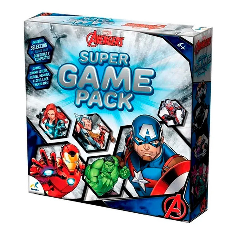 Super Game Pack Avengers Domino Ajedrez Memoria Novelty®