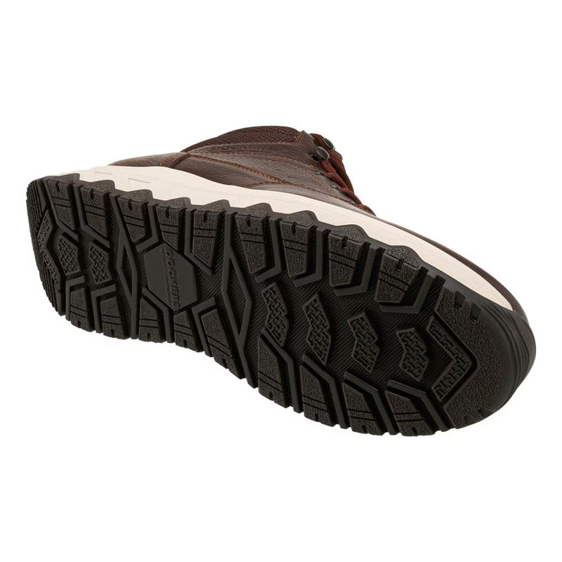Bota Casual De Piel Para Hombre Mod.d2125722 Marca Dockers® Caoba Liso 26,5 Mx