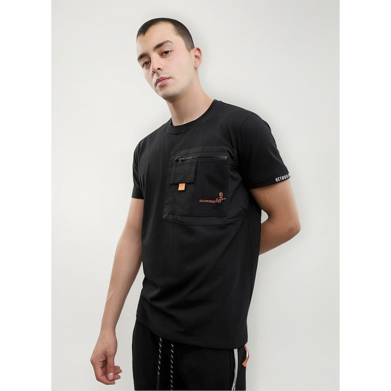 Playera Manga Corta Marca Lob® Mod.cppm0974