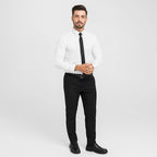 Zapato Casual Confort Para Hombre Mod.419602 Marca Flexi® Negro Lisa 27 Mx