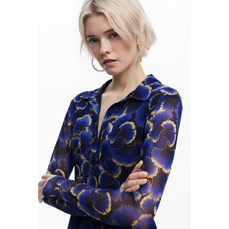 Vestido Diseñado Por Christian Lacroix 25swvk29 Desigual® Multicolor Floreado Xs