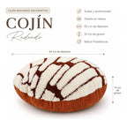 Cojín Decorativo Jacquard Concha 62cm Providencia® Beige Concha Vainilla