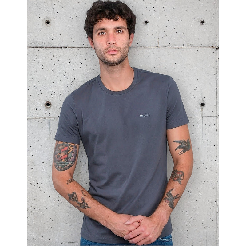 Playera Cuello Redondo Marca Oggi® Mod.xplbasic