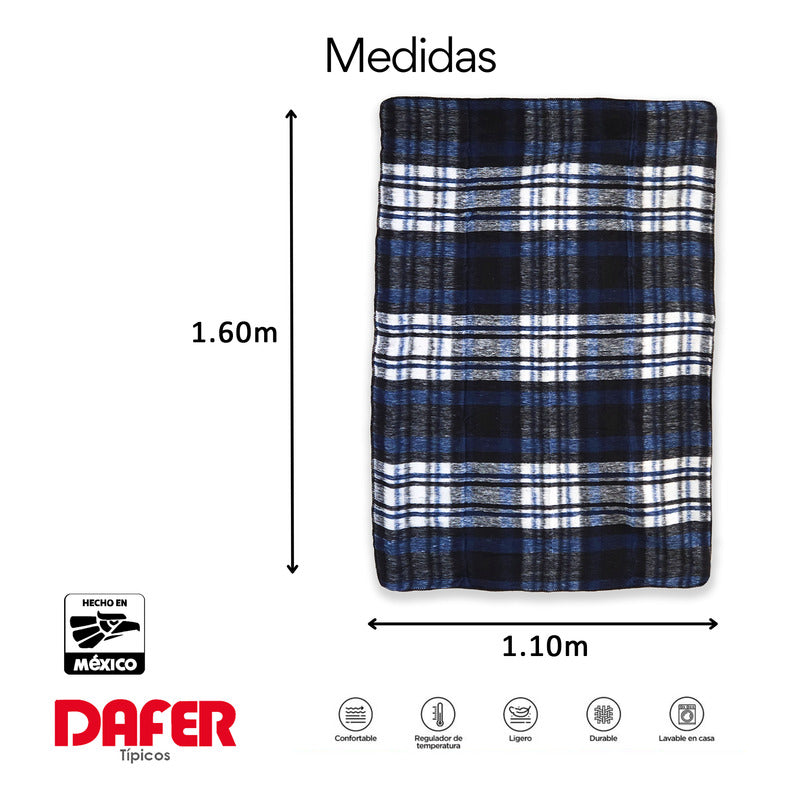 Frazada Artesanal Decorativa Mexicana Multiusos 160x110cm