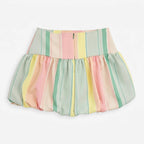Falda Globo Para Mujer Mod. J856 Mrca Julys® Multicolor Rayas G
