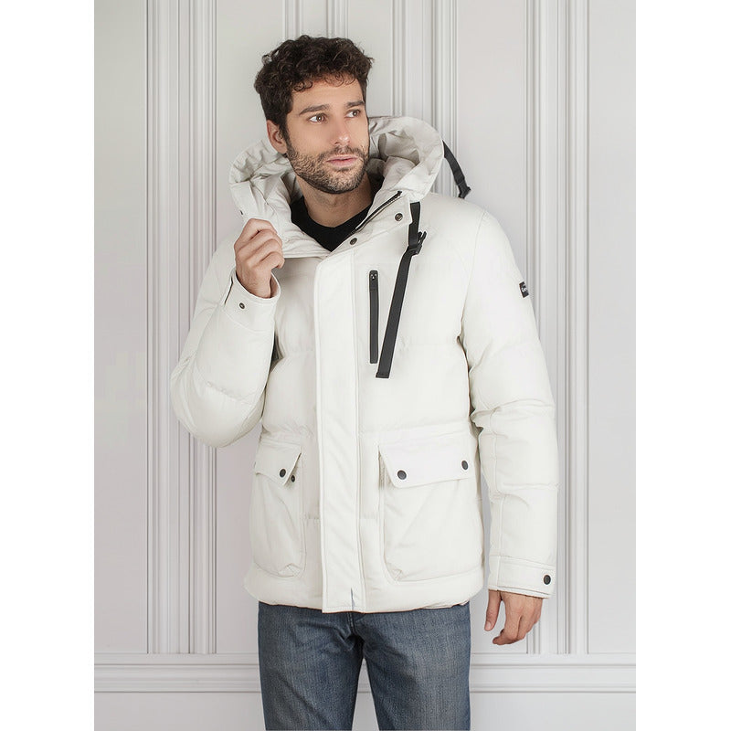 Chamarra De Hombre Gorro Ajustable Cw83-pol8309 Greenlander®