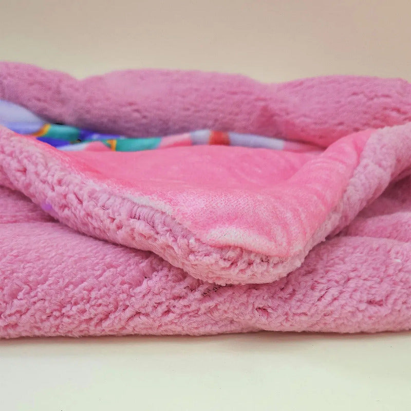 Cobertor Edredón Cunero Para Bebé 1.10mx1.40m Providencia® Diseño De La Tela Paw Patrol Rosa