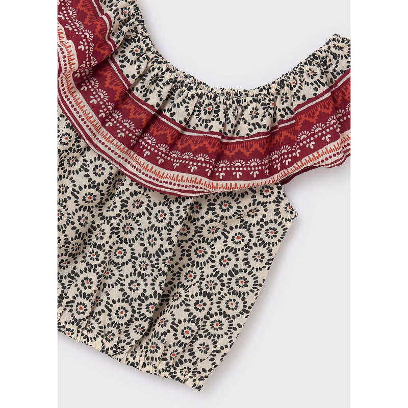 Blusa Corta Con Holán Para Niña Mod.6024 Marca Mayoral®