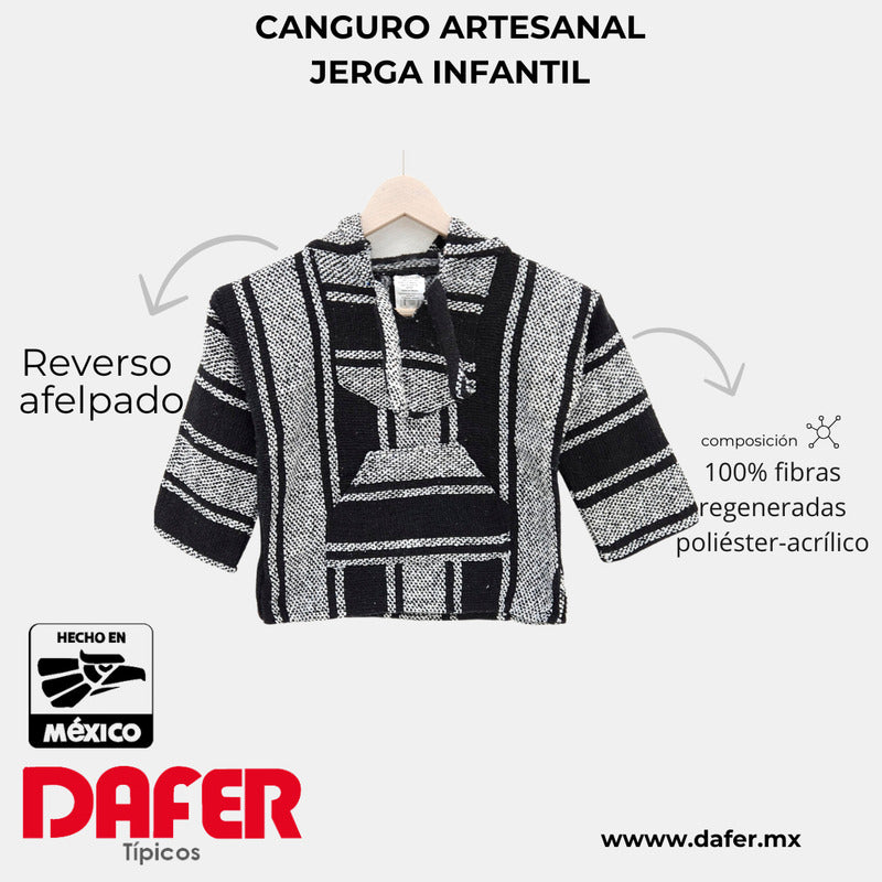 Sudadera Canguro Artesanal De Jerga Infantil