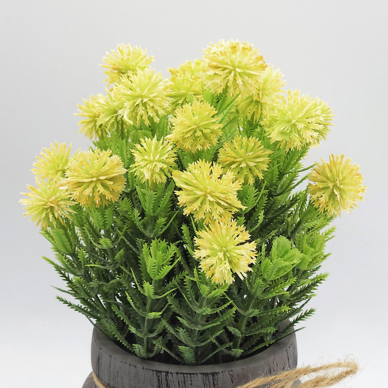 Decoración De Flores Artificiales En Maceta Para Interiores