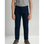 Pantalón Básico Para Niño Mod.520 Marca Mayoral® Azul Oscuro Liso 18 Años