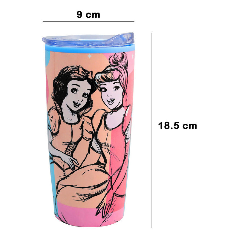 Vaso Termo Con Tapa 450ml Para Adulto Diseños Varios