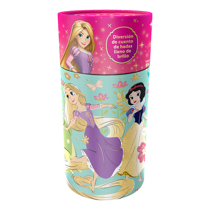 Rompecabezas Novelty Urman Disney Princess Cilindro Con 60 Piezas