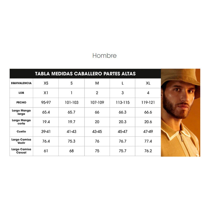 Camisa Casual Con Gorro Desmontable De Hombre Cccn1000 Lob®