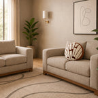 Cojín Decorativo Jacquard Concha 62cm Providencia® Beige Concha Vainilla