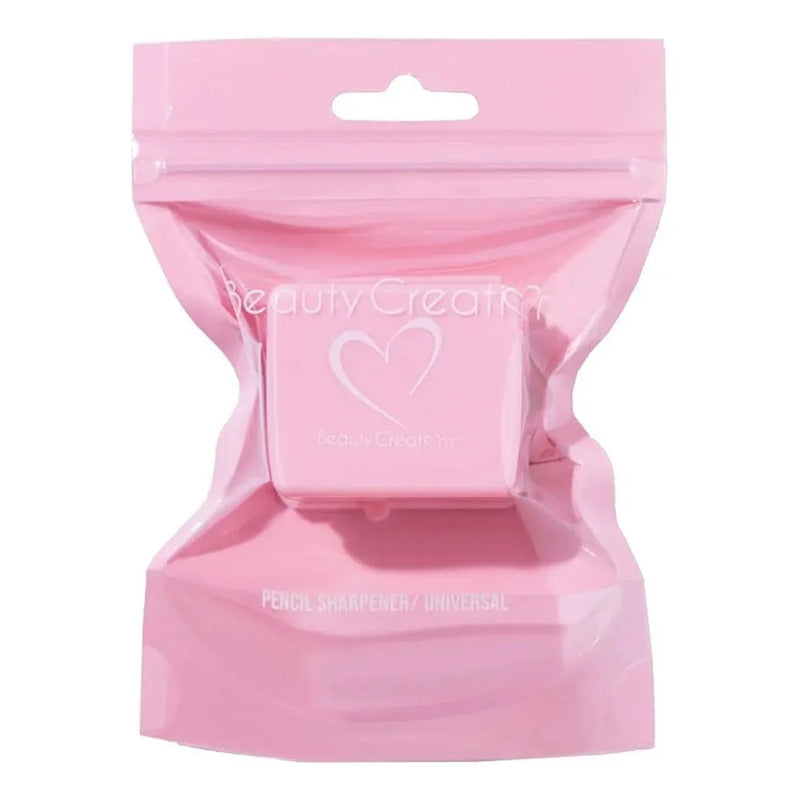 Sacapuntas Doble Con Tapa Para Maquillaje Beauty Creations® Rosa