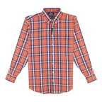 Camisa Regular Fit Cuadros Para Hombre Marca White Peak®