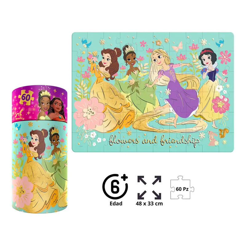 Rompecabezas Princesas Disney 60 Pz Mod.jca-4315 Novelty®
