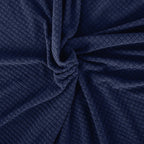 Cubre Sala Set 3 Piezas Estirable Ajuste Perfecto Blank &co® Azul Oscuro Geométrico