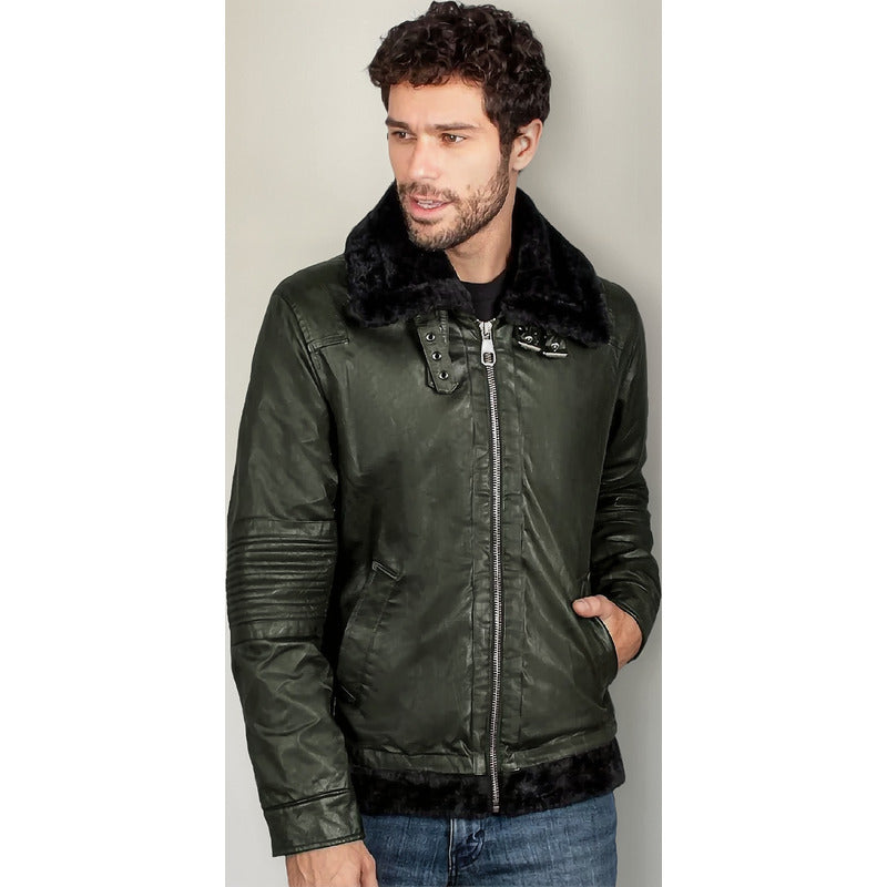 Chamarra De Hombre Mod. Cw83-vin8880a Marca Greenlander®