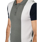 Playera De Hombre Manga Corta Mod.a35455 Marca Bobois®