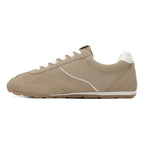 Tenis De Gamuza Para Mujer Mod. 140304 Marca Flexi® Marrón Claro Gamuza 23.5 Mx