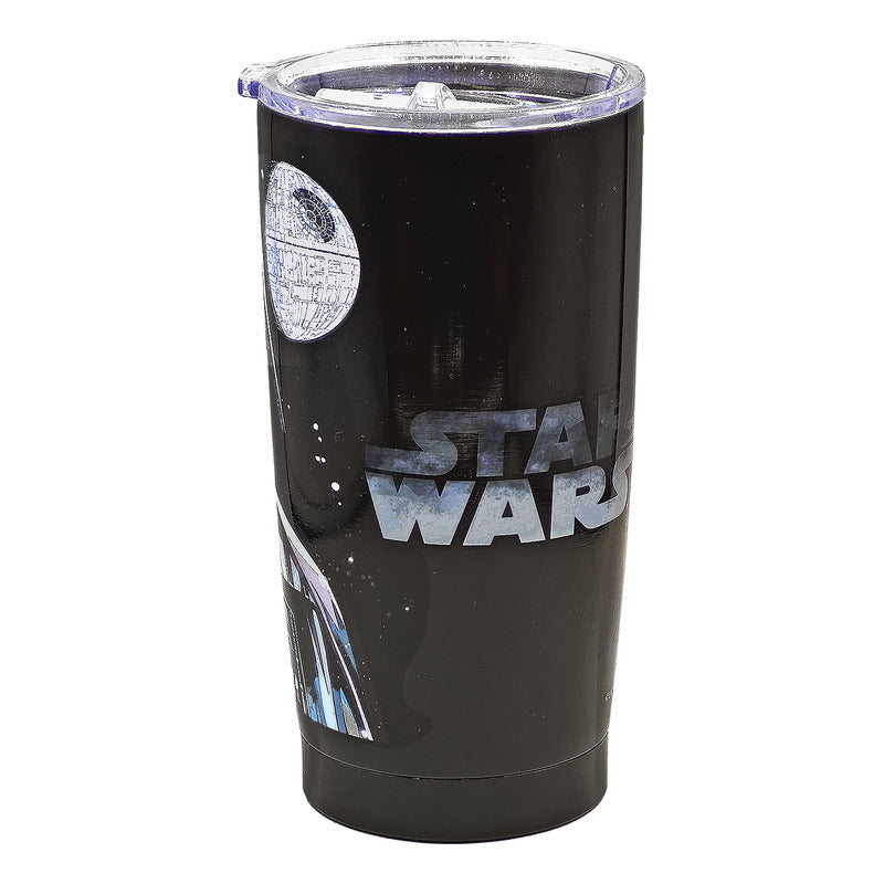 Vaso Termo Con Tapa 580ml Para Adulto Diseños Varios