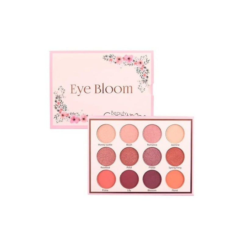 Eye Bloom -paleta De Sombras- De Beauty Creations Color De La Sombra Cálida