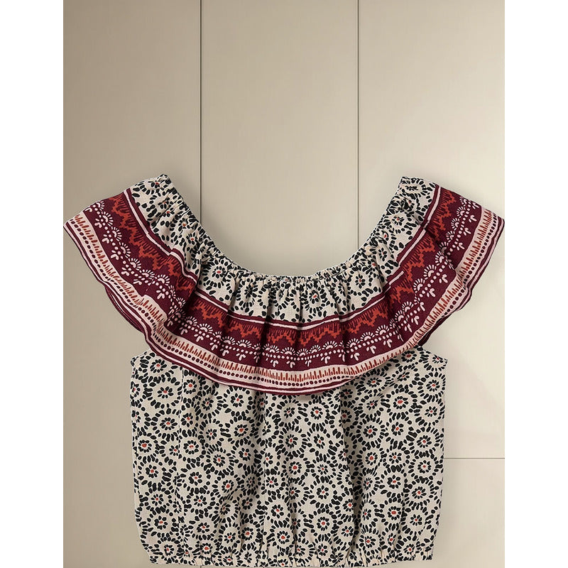 Blusa Corta Con Holán Para Niña Mod.6024 Marca Mayoral®