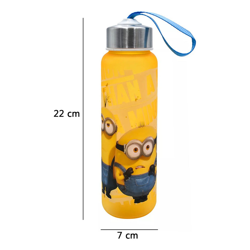 Botella Infantil Ligera Para Agua 700ml Diseños Animados