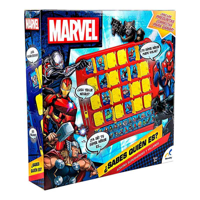 Juego De Mesa Sabes Quien Es? Marvel Jca-2424 Marca Novelty®