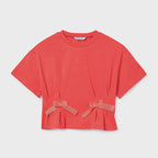 Blusa Holgada Juvenil Mod.6004 Marca Mayoral® Coral Lisa 10 Años