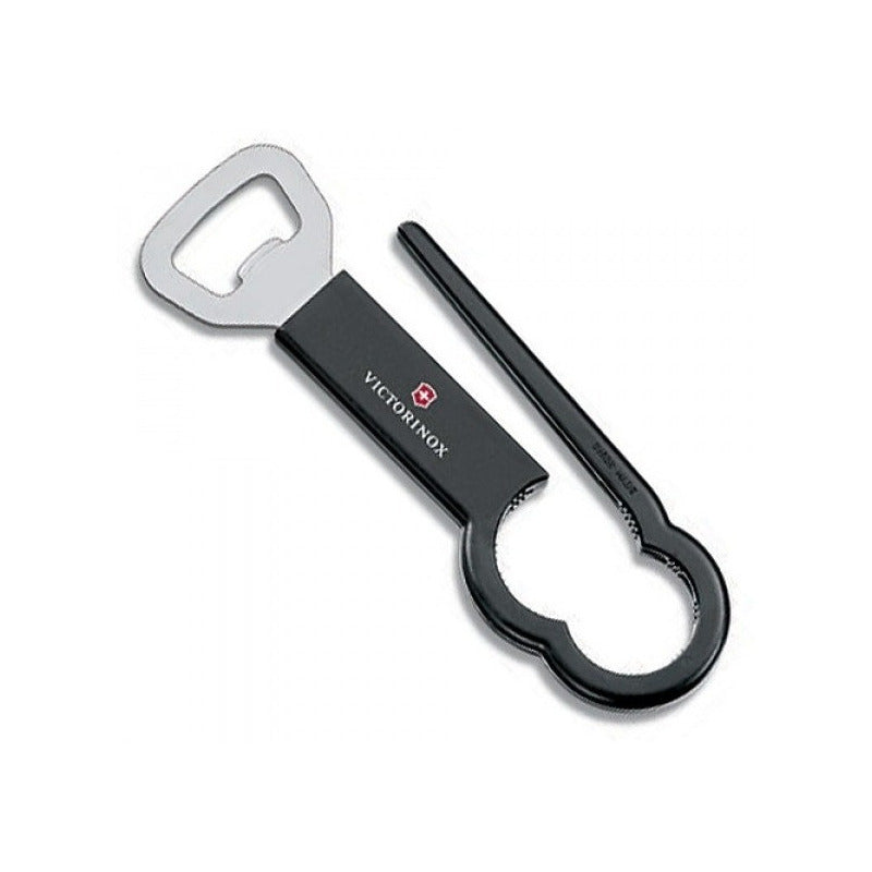 Destapador Y Abrebotellas Rosca Victorinox 7.6912 Color Negro