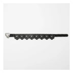 Cinturón Vaquero Para Mujer Hebilla Corazón Con Estoperoles Negro Geométrico 104 Cm