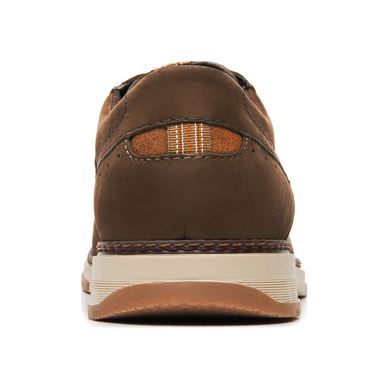 Zapato Derby Para Hombre Mod.420004 Marca Flexi® Marrón Oscuro Lisa 27,5 Mx