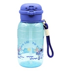 Botella 2 En 1 Tapa De Boquilla Y Popote Con Asa 650ml