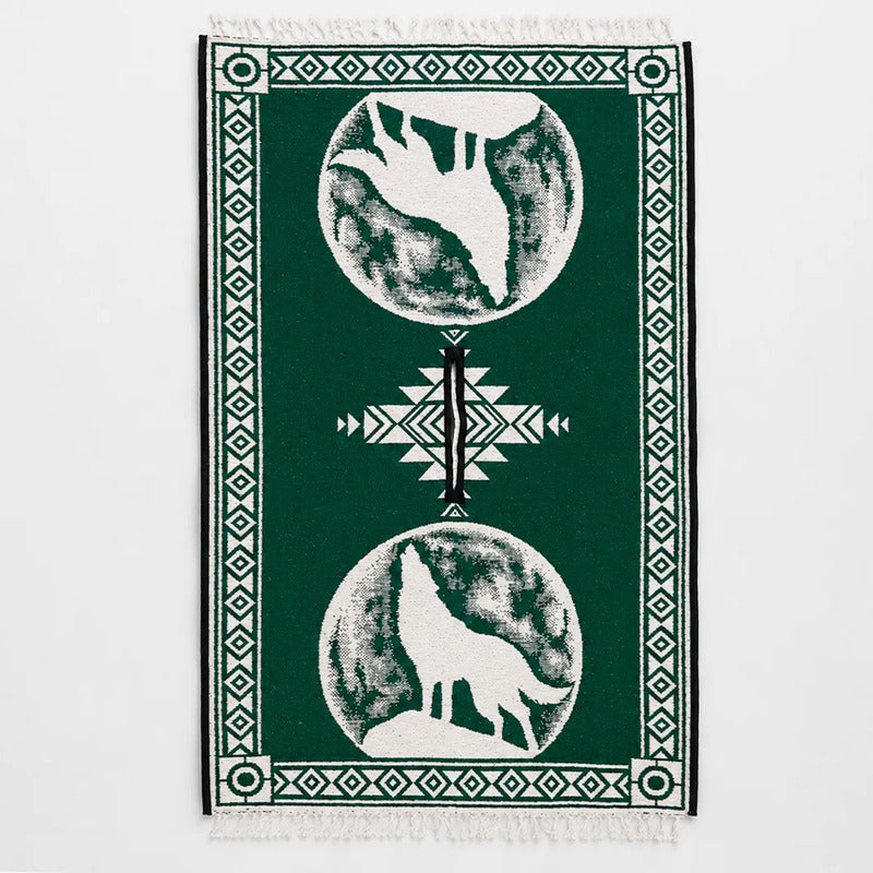 Jorongo Gaban Artesanal Mexicano Colores Lobo Verde Oscuro Lobo Xg